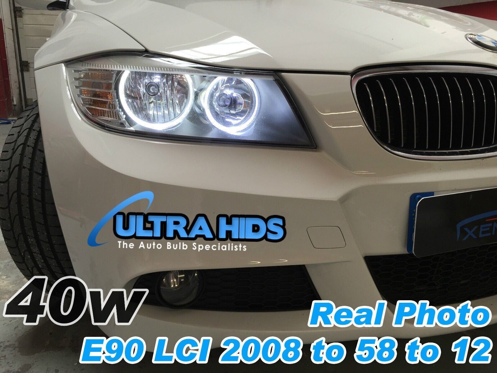 BMW E90/E91 Scheinwerfer Set H7 +Angel Eyes Led – DMV Autoglas