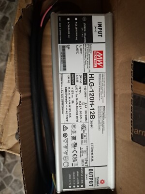 MEAN WELL HLG-120H-12B 120W 12V 10A LED Netzteil IP67 Dimmbar 0-10V PWM