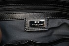 Louis Castel Paris Gray Black Leather Laptop Messenger Shoulder Bag — photo 3