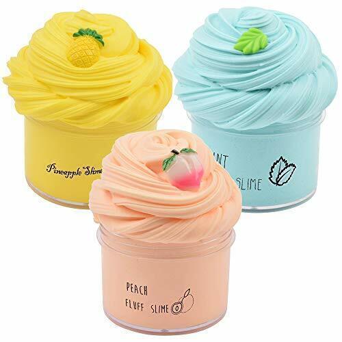 6-PACK SLIME TEXTURES SAMPLER SET 15oz Cheap Butter Bingsu Snow Cloud Jelly  Foam