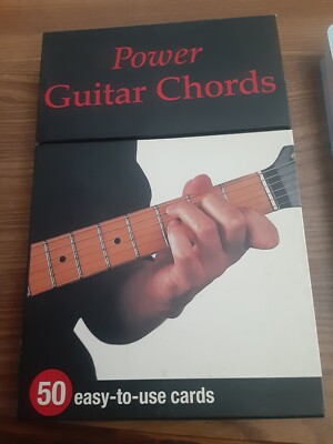 Power Guitar Chords 50 easy to use cards