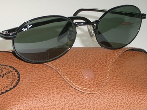 ray ban black oval sunglasses