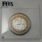 1973 Canada Silver Dollar UNCIRCULATED Specimen Coin RCMP Mountie #coinsofcanada