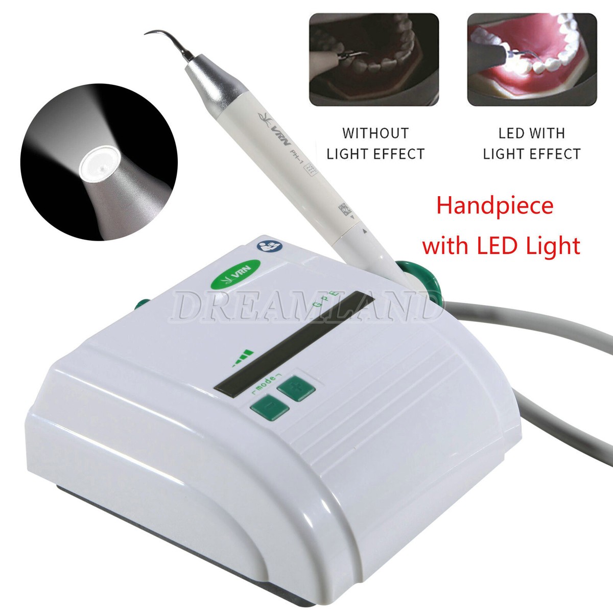 Dental Wireless LED Ultrasonic Scaler /2 4Holes Air Scaler /Detachable