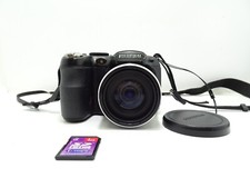 Fujifilm Fuji FinePix S8650 Black Bridge Camera with Memory Card Good Condition.