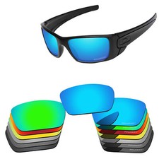 Lenslog POLARIZED ETCHED Replacement Lenses For-Oakley Fuel Cell OO9096