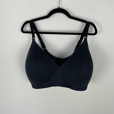 Thirdlove 24/7 Pima Cotton Wireless Bra T Shirt Bra Black Size 46E Adjustable
