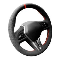 Hand Stitch Alcantara Steering Wheel Cover For Infiniti Q50 Q60 Qx50 2016-2019