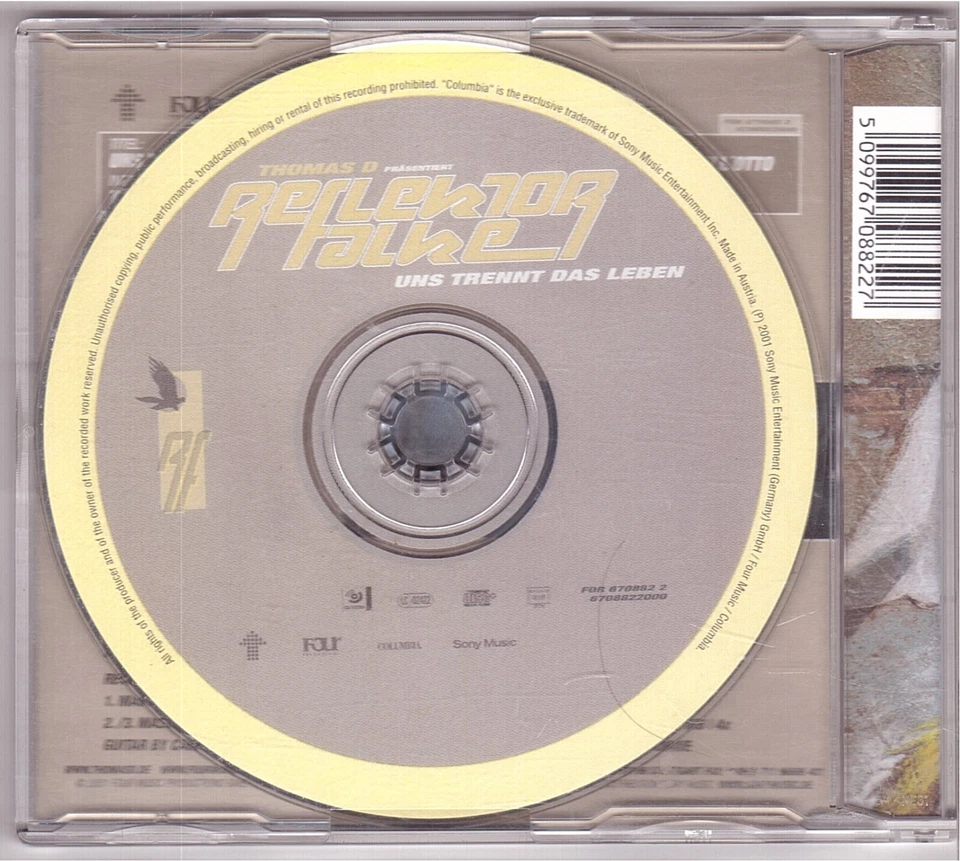 Thomas D - Uns trennt das Leben (Maxi-CD 2001) - Bild 2 von 2