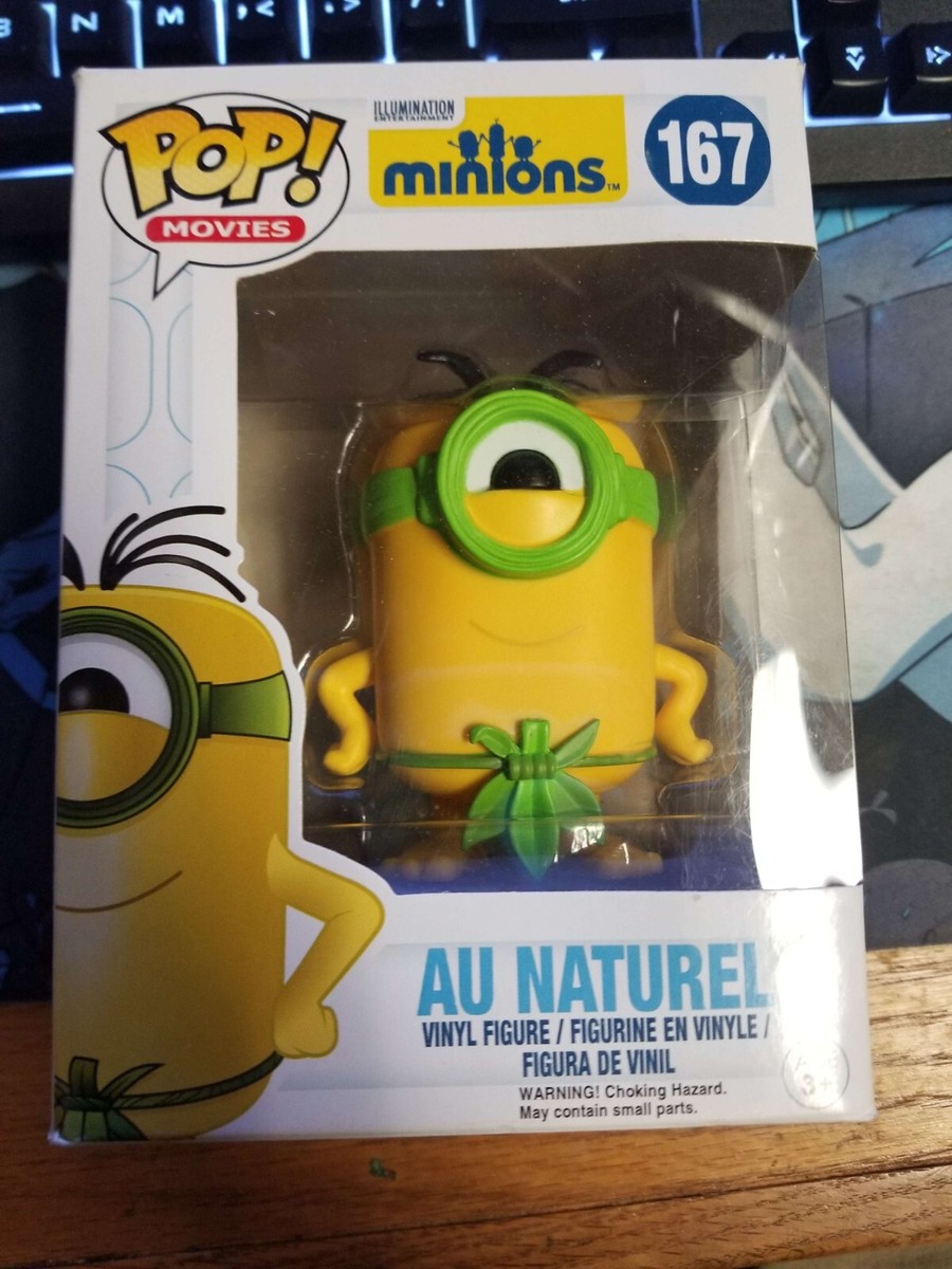 その他 Funko POP! Movies Minions AU NATUREL Funko Pop 167 Despicable Me Minions Au Natural vinyl figure New in