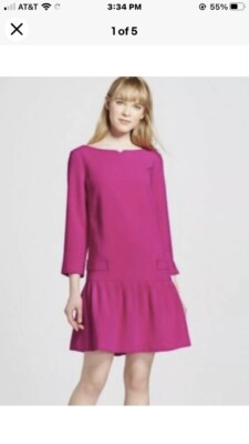 victoria beckham for target pink dress VIctoria Beckham x Target Dress Pink & White Sz M