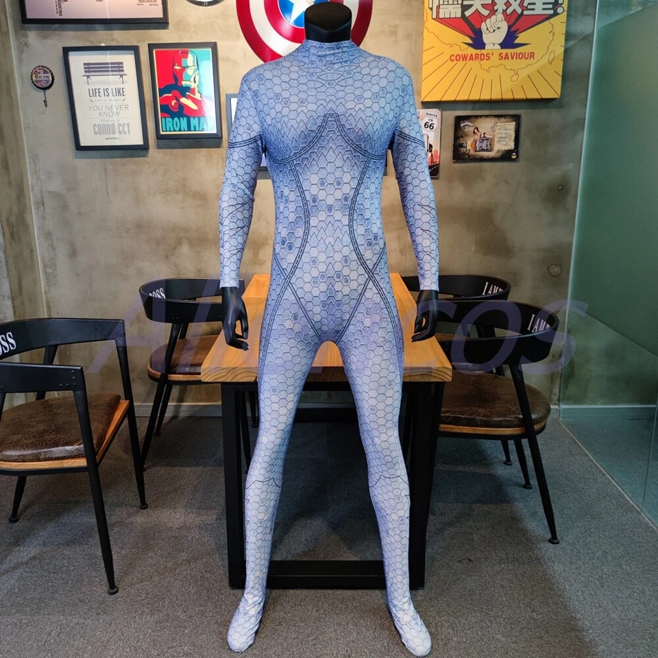 Queen Atlanna Aquaman Costume Cosplay Jumpsuit For Kids Women - Изображение 2 из 4