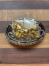 Western Cowboy Cowgirl Horse Belt Buckle Perfect Gift for her/him