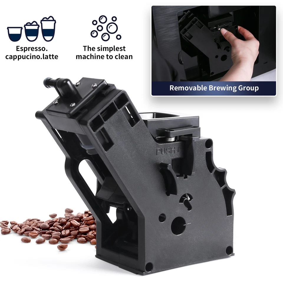 Máquina de café espresso súper automática Hipresso - pantalla grande HD TFT de 7 pulgadas  Foto 4 de 4