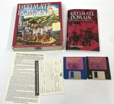 Vintage 1994 Ultimate Domain Medieval Adventure PC Game Big Box 3.5" Floppy Disk