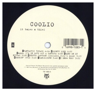 Coolio - It Takes A Thief '94 LP US ORG!EX-/EX W/S | eBay