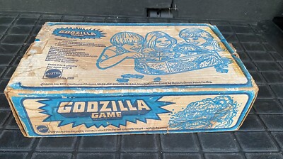 Vintage Rare 1978 Mattell Godzilla Game In Original Box HTF GREAT