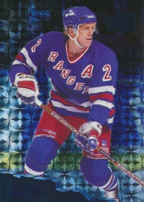 1995-96 Fleer Metal #96 BRIAN LEETCH - New York Rangers