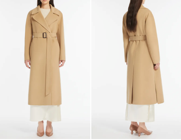 Weekend MAX MARA Manu Virgin Wool Coat NWT Camel Brown size 38 US