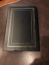 Vintage Genuine Top Grain Cowhide Leather 3-Ring Photo Album