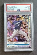 Corbin Burnes 2019 Topps FoilBoard #60/162 RC #94 PSA 10 Gem Mint Low Pop Rookie