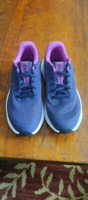 Nike Star Runner 3 GS Midnight Navy/Metallic Silver DA2776 404 Size 4.5Y