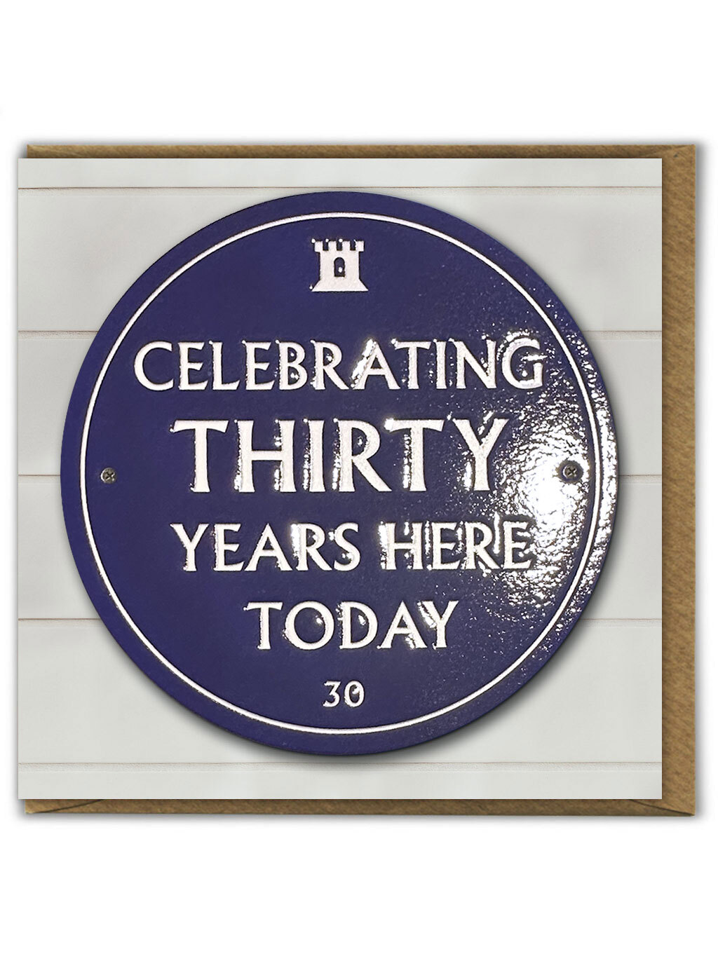 30th Birthday Age 30 Quality Embossed Card Funny Amusing Novelty Humour Witty