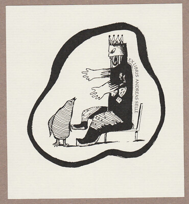Exlibris - TERESA TINELLI - For Andreas Selle - Unsigned - 1987 - The Accusation