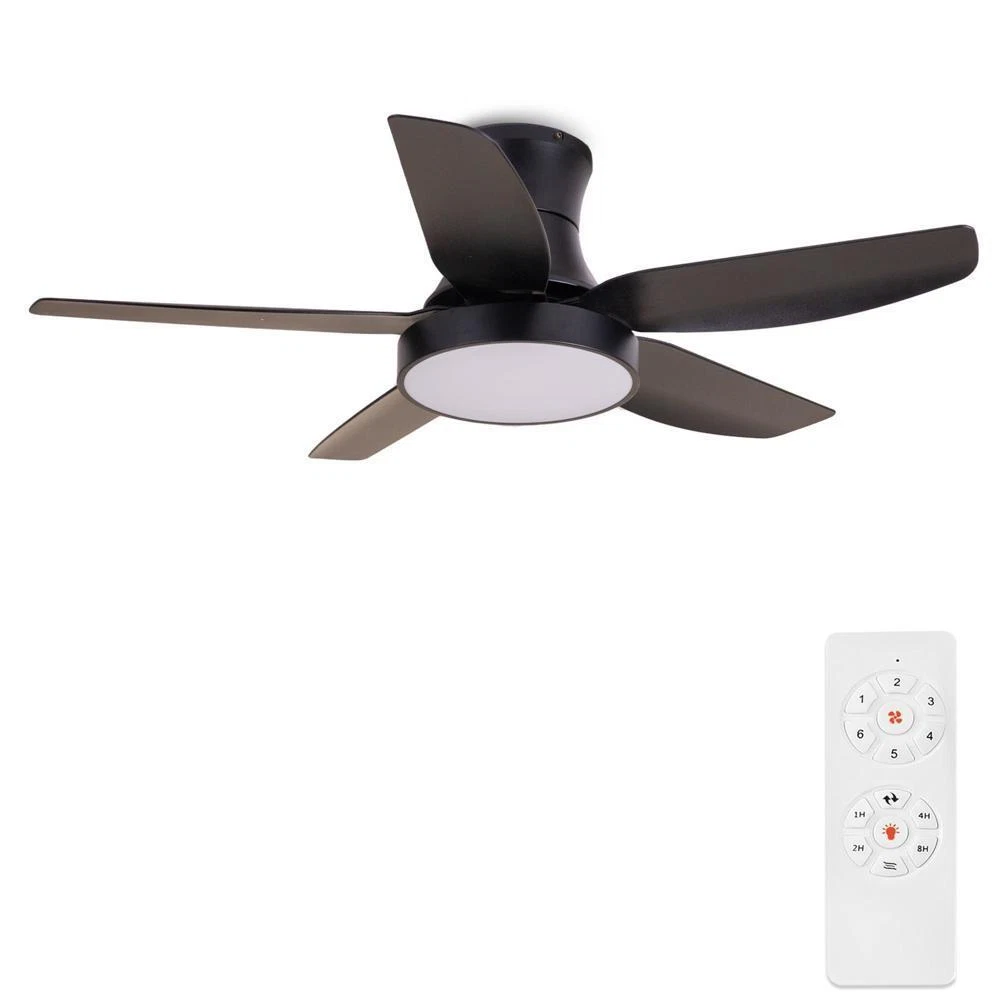 Black Flush Mount Ceiling Fan