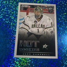 2013-14 Score Hockey - JACK CAMPBELL  RC #612 Dallas - Edmonton Oilers Rookie