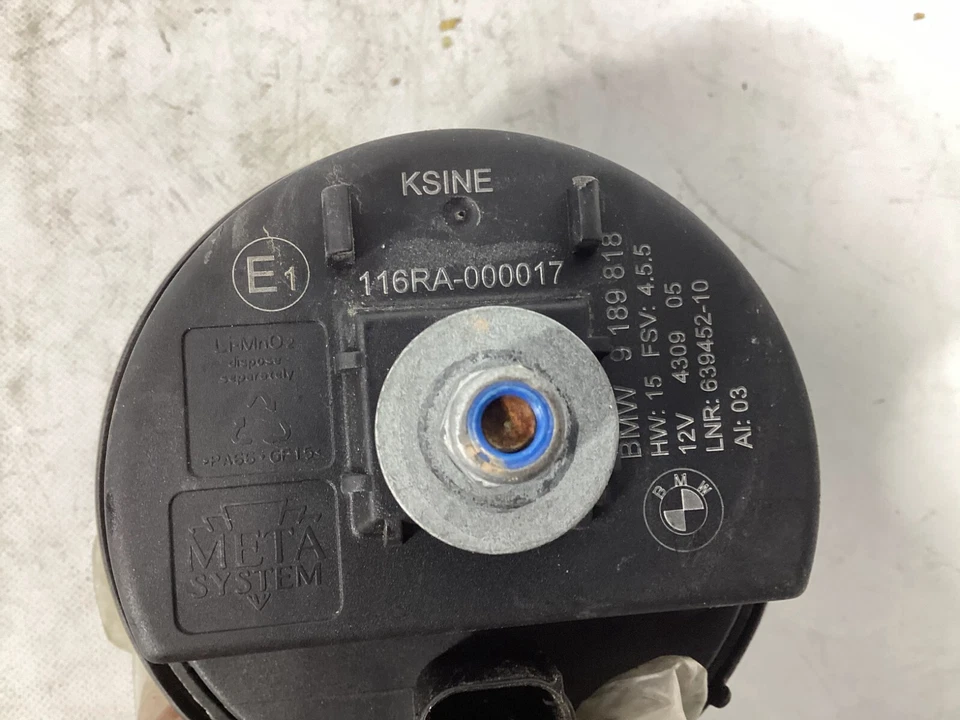 2011 - 2016 BMW 535i Anti Robo Alarma de inclinación Sirena Bocina 9189818 OEM. Foto 4 de 4