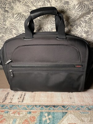Tumi Alpha FXT Nylon 18'' Boarding Tote Bag Business Duffle CarryOn Laptop Black