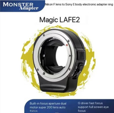 Monster LA-FE2 auto focus Lens Adapter for Nikon F Lens to Sony E mount Camera