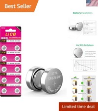 10 PCS 377 Button Cell Batteries - Leak-Proof  Compatible with Various Gadgets