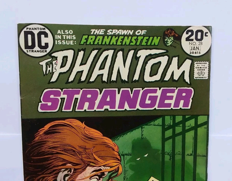Phantom Stranger #28 DC Comics-Spawn Of Frankenstein Edad de Bronce 1973 Nick Cardy Foto 2 de 4