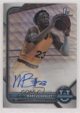 2021 Bowman U Chrome Prospect Silver Wave Refractor /199 Marcus Bagley Auto jd9