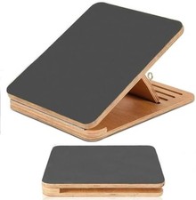 Foldable Calf Stretcher, Portable Wooden Slant Board for Calf Stretching Phys