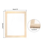 Silk Screen Printing Frame 9.8x7.5 Inch Wood with 160 White Mesh DIY