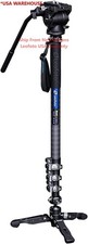 Leofoto MV-324CL Carbon Fiber with VD-03 Base Support  BV10 Video Head