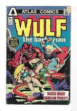 WULF THE BARBARIAN #4 --- JIM CRAIG / LARRY LIEBER! Atlas Comics! 1975! G/VG