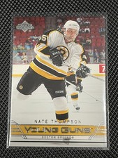 Nate Thompson - 2006-07 Upper Deck Series 2 Young Guns #455 - Boston Bruins