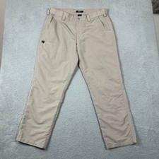5.11 Tactical Pants Mens 38x32 Ripstop Beige Outdoor Workwear Cargo Casual