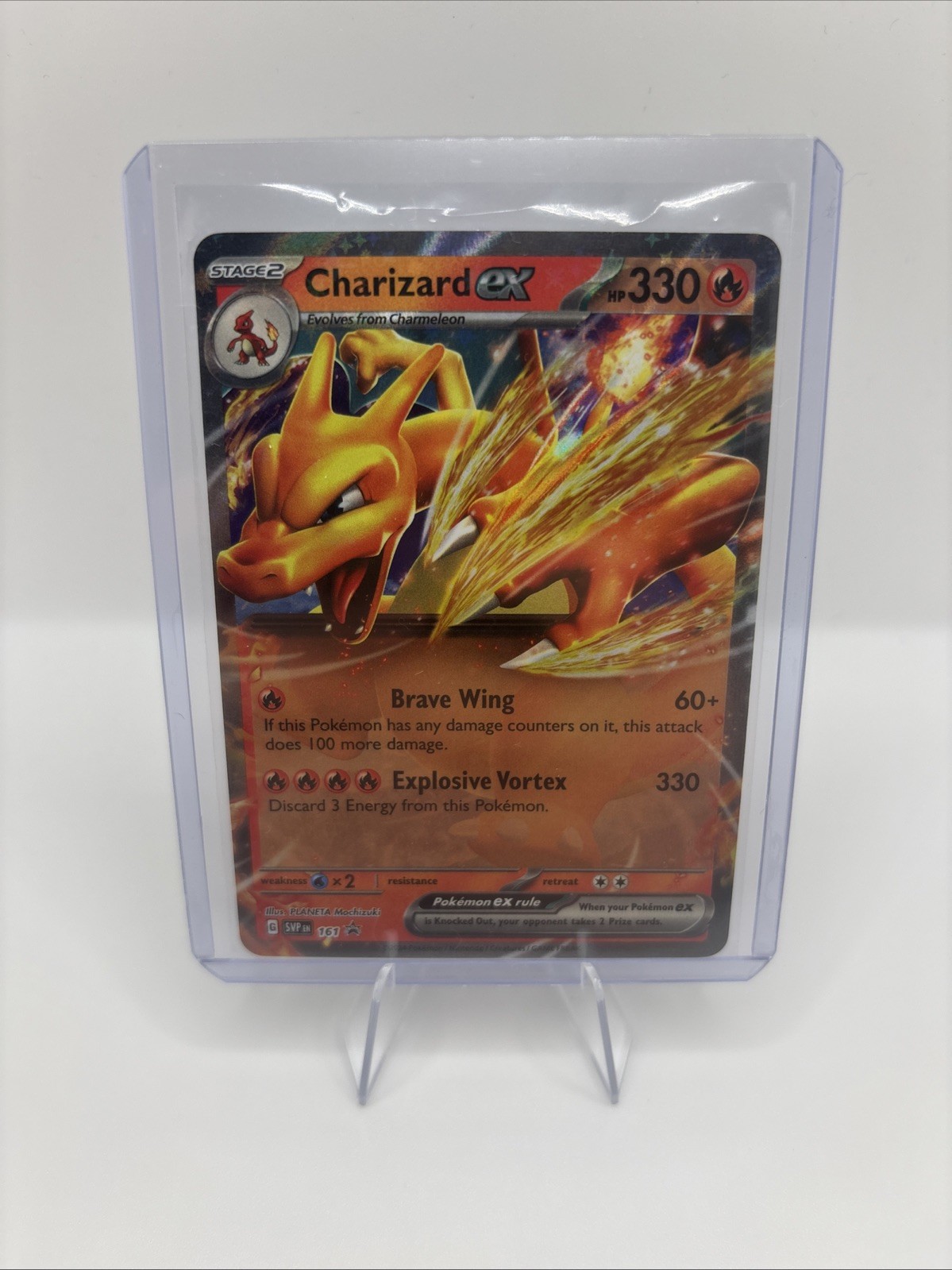 Pokémon TCG: Charizard ex Scarlet & Violet Black Star Promos SVP 161