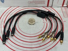 DIN - Metal RCA cable For Zapco Symbilink Amplifiers & Signal Processors SLRCM/F