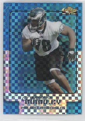 2006 Topps Finest Blue X-Fractor 150/150 Brodrick Bunkley #131 Rookie RC 0a1