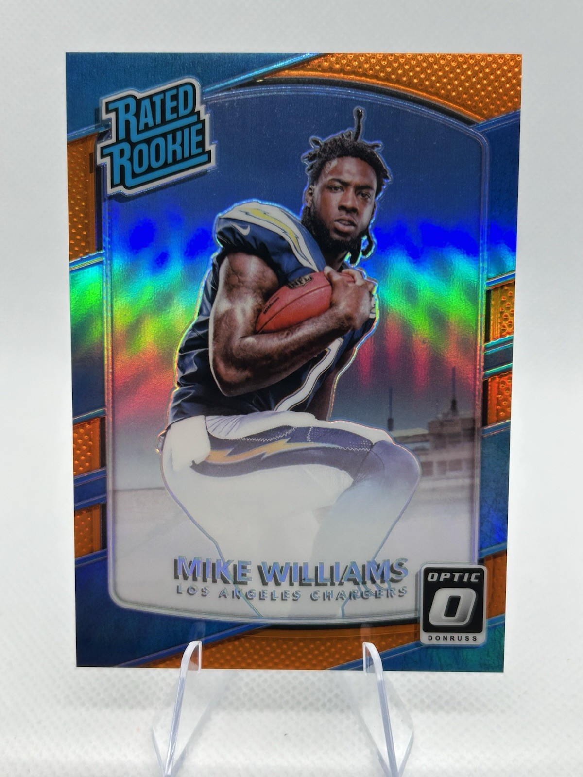 2017 Donruss Optic - Rated Rookie Mike Williams #174 Orange Prizm /199 (RC)