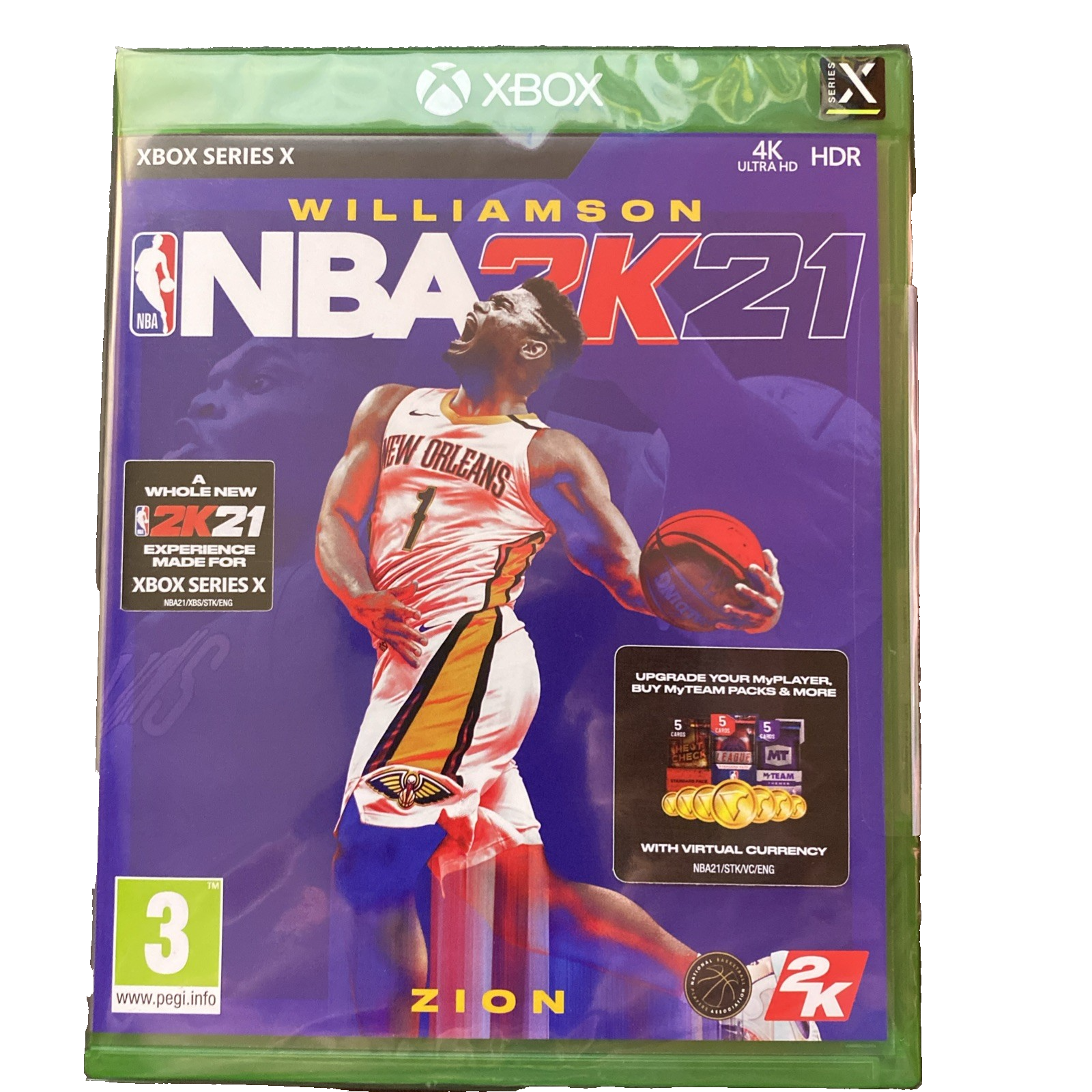 XBOX SERIES X NBA 2K21 Basketball Video Game (Microsoft 2020) BRAND NEW & SEALED