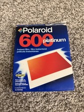 Polaroid 600 Platinum Instant Film 10 Photos Sealed NOS 12/01 EXPIRED