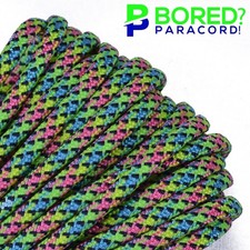 Party - 50 FT - 550 Paracord Rope 7 strand Parachute Cord