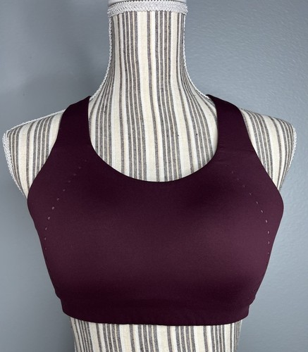 Lululemon AirSupport Bra Maroon Size 34C Activewear Outdoor Running Hiking Gym